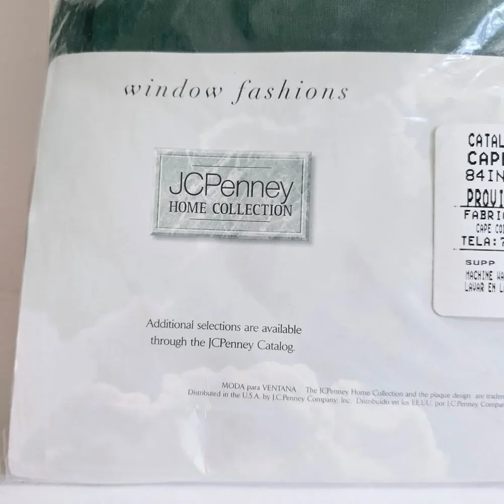 NIP JC Penney Home Collection Cape Cod 84x45